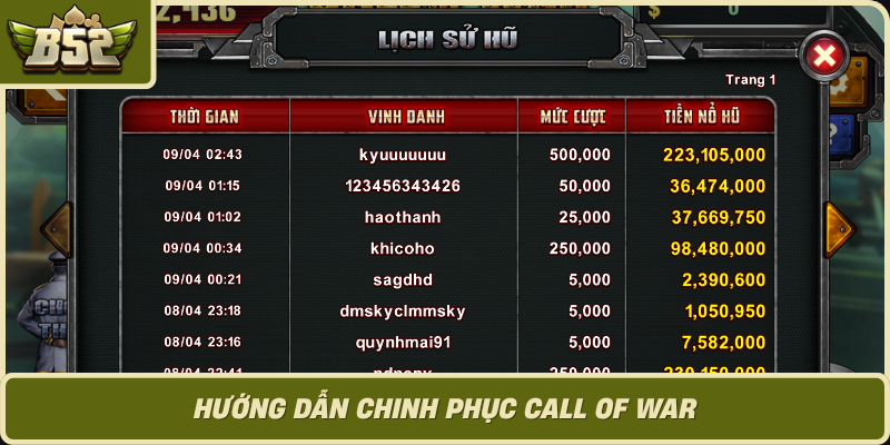 Huong Dan Chinh Phuc Call Of War