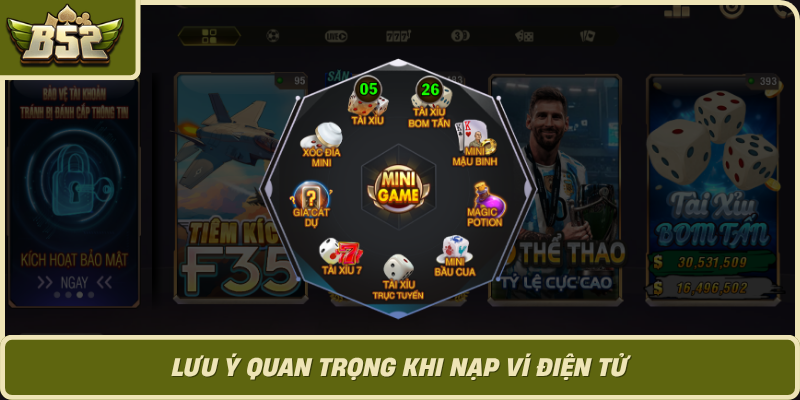 Luu Y Quan Trong Khi Nap Vi Dien Tu