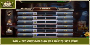 Sam Tro Choi Dan Gian Hap Dan Tai B52 Club